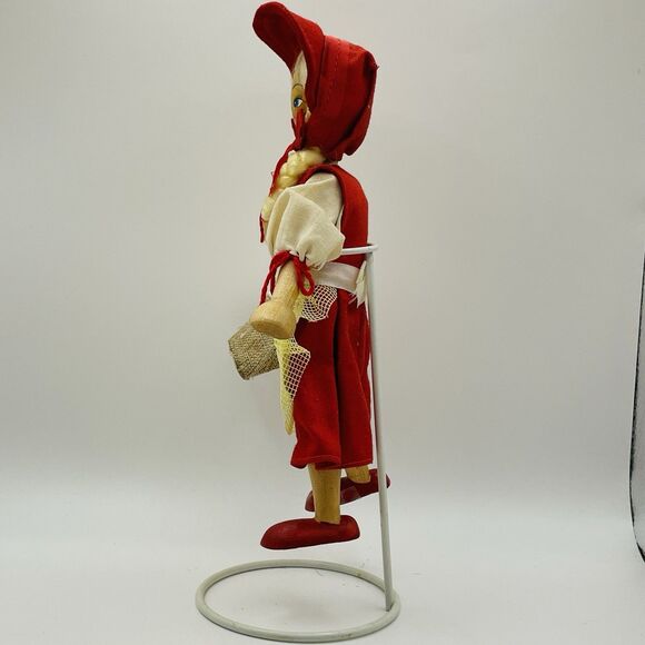 Vintage Made In Poland Wooden Jointed Doll - Long Blonde Pony - Picture 4 of 9